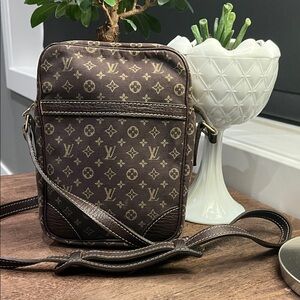 Louis Vuitton Monogram Brown Denim Crossbody Bag